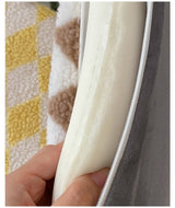 Nordisk rutigt diamant polar fleece kuddar 40cm Carvallo