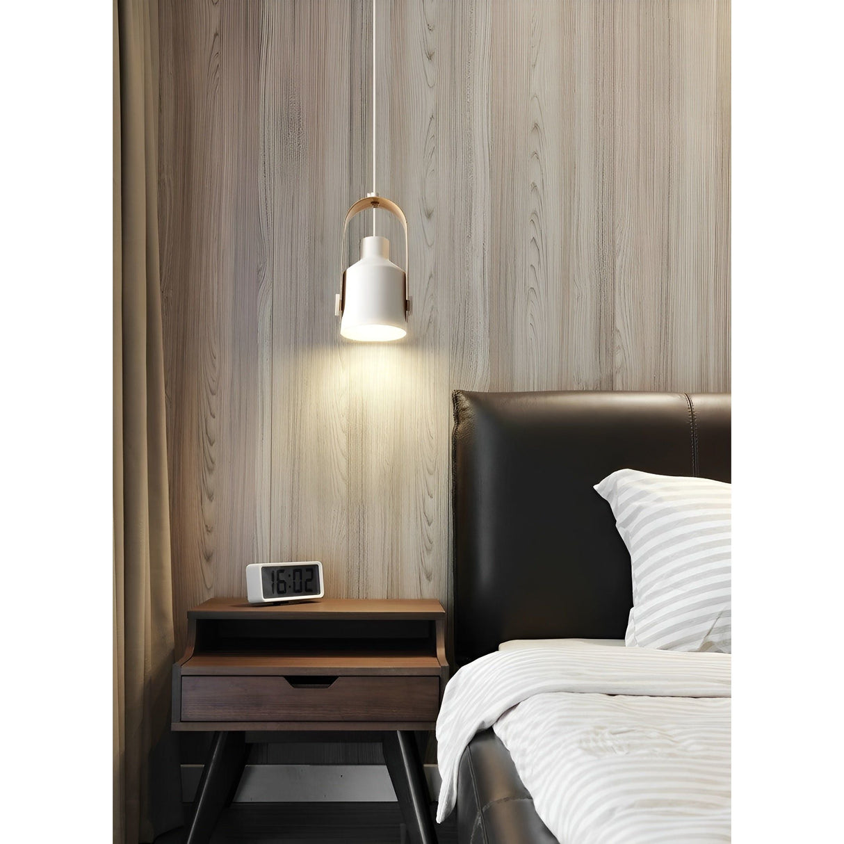 LumiCraft Light – Nordisk LED-hänglampa i trä Carvallo