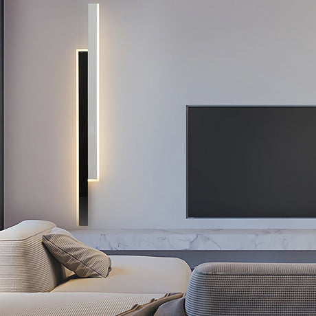 Vägglampa Modern Svart Akryl Remslampa Carvallo