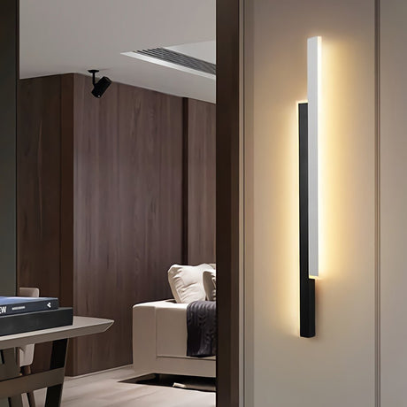 Vägglampa Modern Svart Akryl Remslampa Carvallo