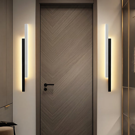 Vägglampa Modern Svart Akryl Remslampa Carvallo