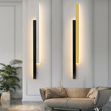 Vägglampa Modern Svart Akryl Remslampa Carvallo