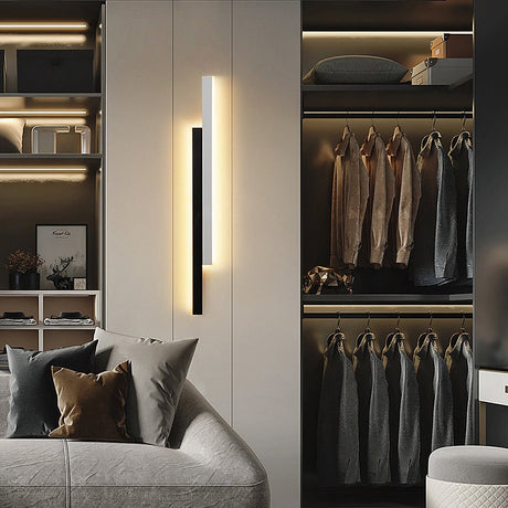 Vägglampa Modern Svart Akryl Remslampa Carvallo