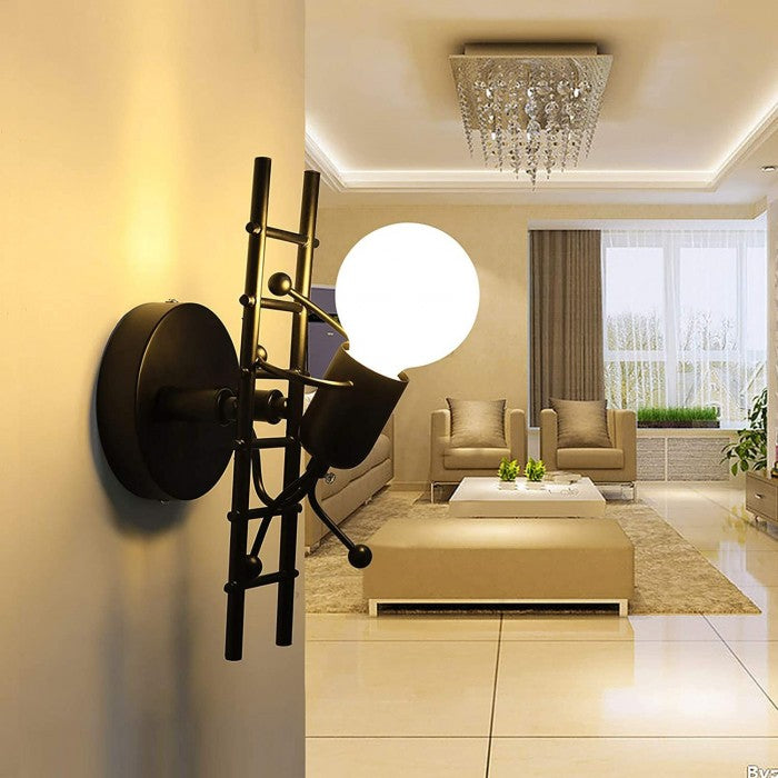 RetroBeam – Elegant Retro Vägglampa för Personligt Anpassad Hem Décor Carvallo