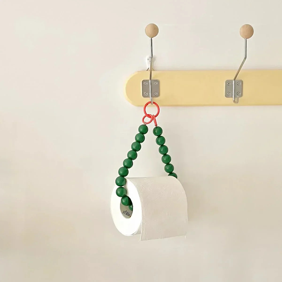 Nyhet Beaded Hängande Toalettpapperhållare - Modern Plastdesign Carvallo