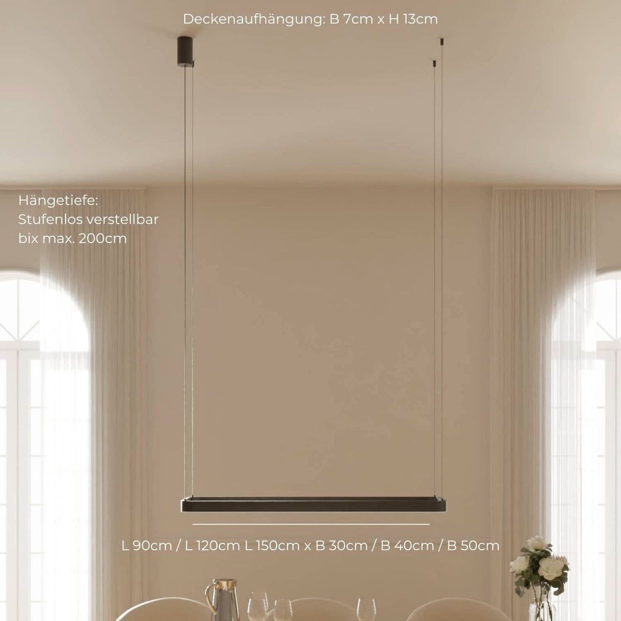 Novos Designer Taklampa Carvallo