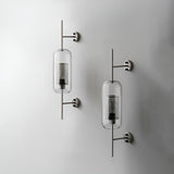 SleekGlass Lampa - Nordisk Elegant Glass Vägglampa för Modern Inredningsdesign Carvallo