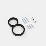 Husnummer Modern Svart Metall Flytande Stil Carvallo