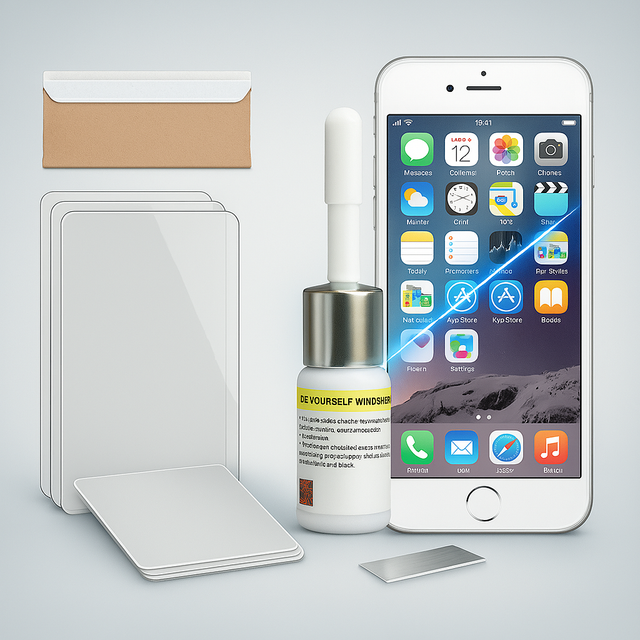 Telefon Skärm Reparation Kit DIY Glas Fix Carvallo