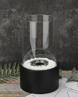 Carvallo – Elegant Oljelampa av Metall och Glas med Öppen Låga Carvallo