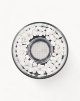 Carvallo – Elegant Oljelampa av Metall och Glas med Öppen Låga Carvallo