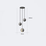 RetroCeram - Unik Vintage Keramisk LED Taklampa Carvallo