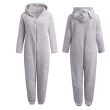 HugCloud Onesie – Mjuk fleece hoodie jumpsuit Carvallo