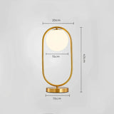 StellarSphere Light – Lyxig glaskula bordslampa med träbas Carvallo