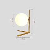 StellarSphere Light – Lyxig glaskula bordslampa med träbas Carvallo