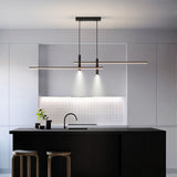 LumiLine – Modern LED Linear Taklampa med Justerbar Höjd och Dimmer Hemnix