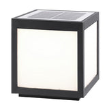 Solar Black Utomhus LED Stolplykta Carvallo