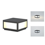 Solar Black Utomhus LED Stolplykta Carvallo