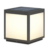 Solar Black Utomhus LED Stolplykta Carvallo