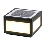 Solar Black Utomhus LED Stolplykta Carvallo