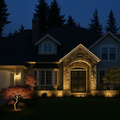 Solarlampa för trädgården med vattentätt spikfäste Carvallo