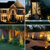 Solarlampa för trädgården med vattentätt spikfäste Carvallo