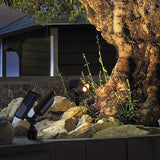 Trädgård Solar LED Landskaps Spotlights Svart Carvallo