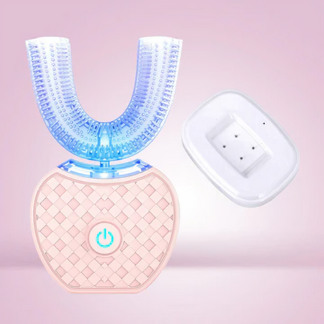 Elektrisk tandborste med blått ljus blekning Carvallo