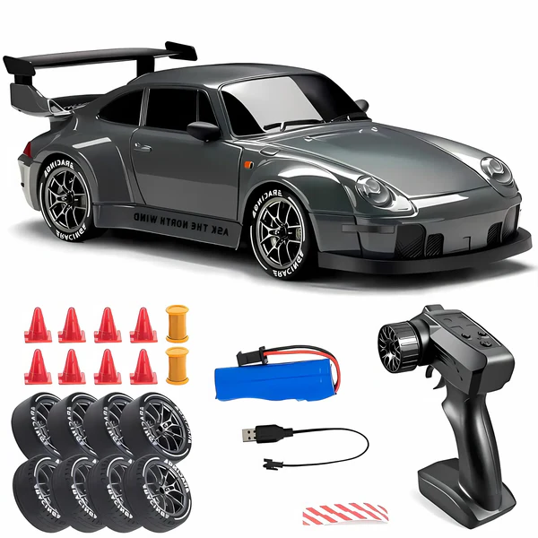 Luxora Retro Drift Master – 4WD RC Bil med LED-ljus Carvallo