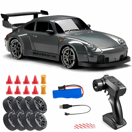 Luxora Retro Drift Master – 4WD RC Bil med LED-ljus Carvallo