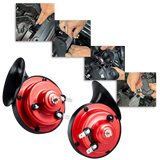 Luxora Kraftfulla Lastbilshorn för Bilar Högt 300dB Snigelhorn Carvallo