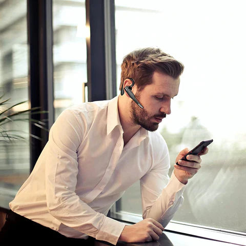 Luxora Trucker Dual Mic Trådlöst Bluetooth 5.1 Brusreducerande Headset Carvallo