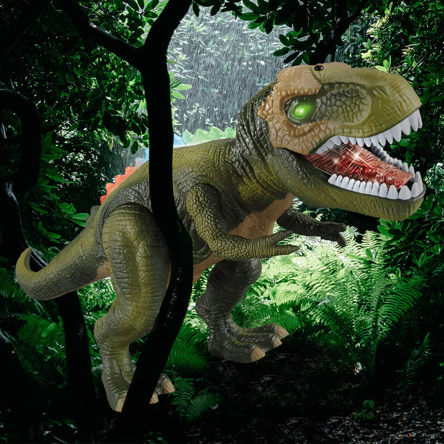 Fjärrkontroll Dinosaurie Leksak Gående Vrålande Carvallo