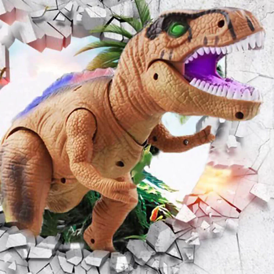 Fjärrkontroll Dinosaurie Leksak Gående Vrålande Carvallo