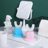 Elektrisk tandborste med blått ljus blekning Carvallo