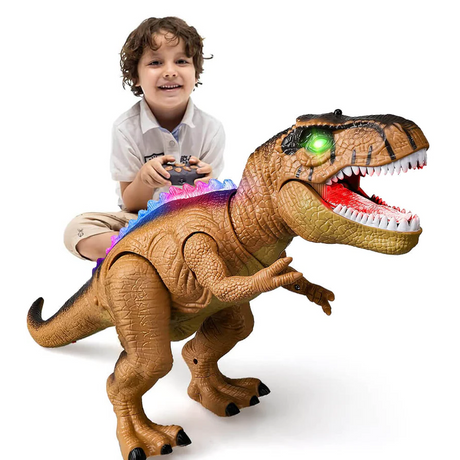 Fjärrkontroll Dinosaurie Leksak Gående Vrålande Carvallo