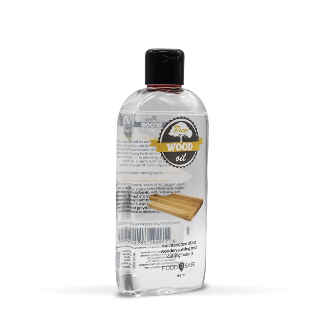 Pure Wood Skärbräde-Oljan – 100 ml | Långvarigt skydd & Naturlig glans för köksredskap i trä Carvallo