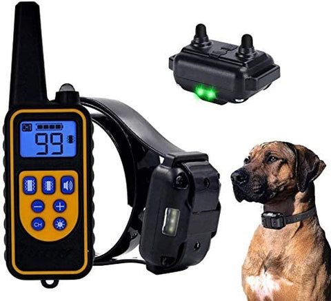 800M Uppladdningsbar Elektrisk Hund Träningshalsband Carvallo