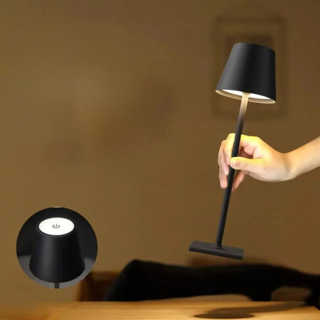 Elegant LED-bordslampa med batteri Carvallo