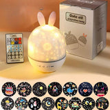 Magisk barnrumslampa med stjärneffekt Carvallo