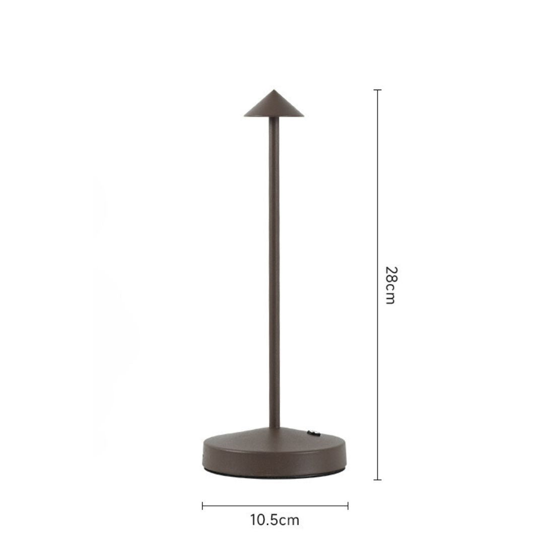 Elegant LED-designlampa utan sladd Carvallo