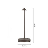 Elegant LED-designlampa utan sladd Carvallo