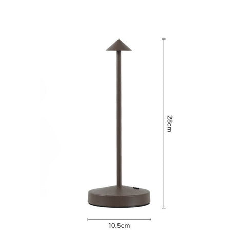 Elegant LED-designlampa utan sladd Carvallo