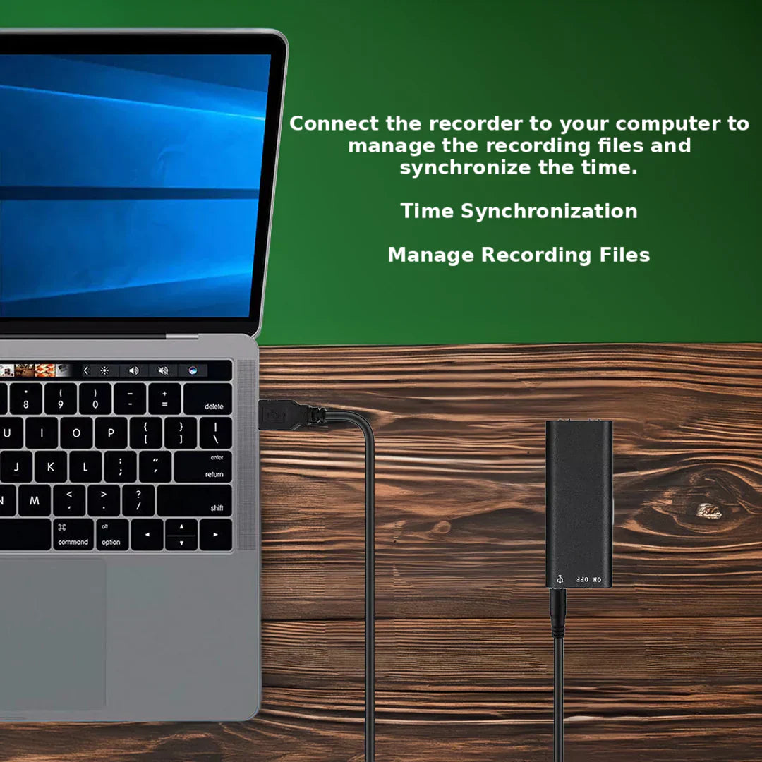 Royaleva Mini Röstaktiverad Inspelare med 32GB Lagring Carvallo
