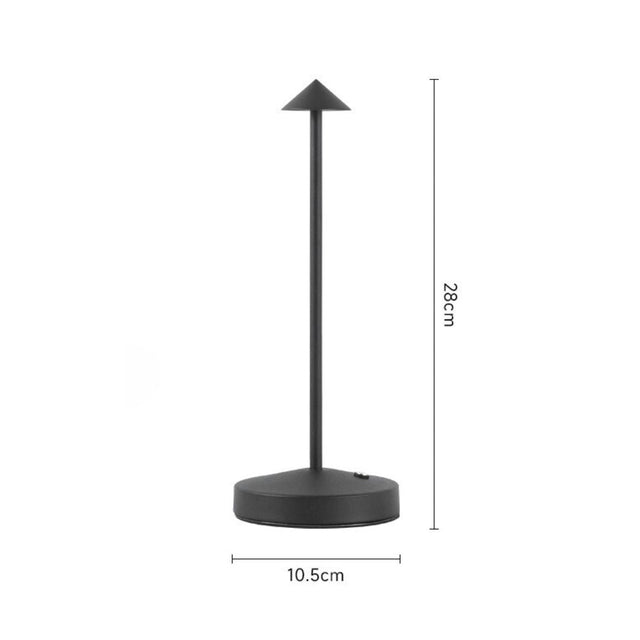 Elegant LED-designlampa utan sladd Carvallo