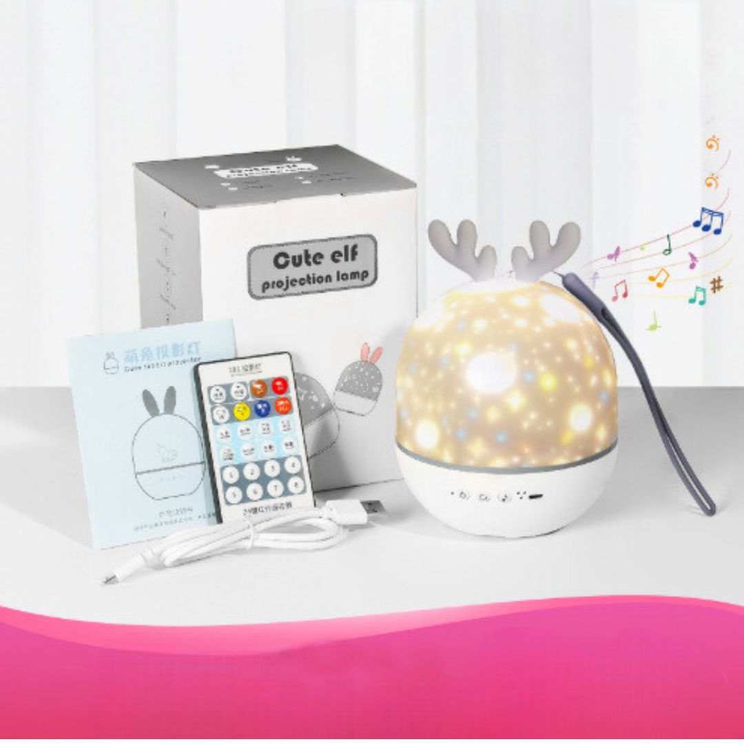 Magisk barnrumslampa med stjärneffekt Carvallo