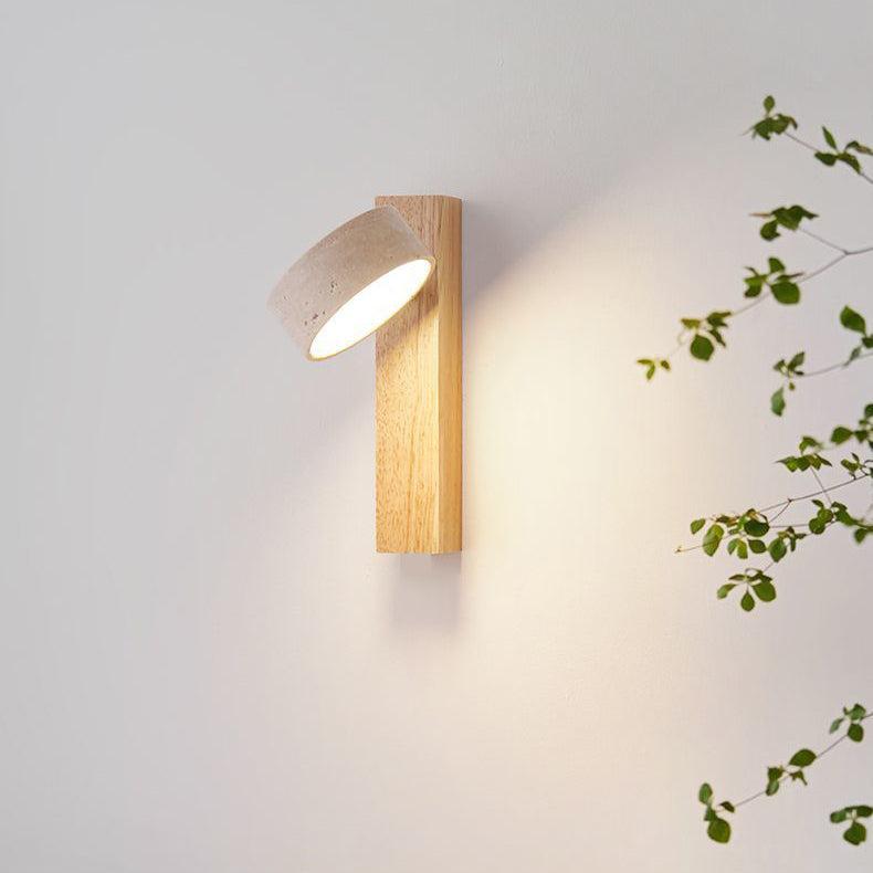 Travertin Vägghängd Lampa – Wabi Sabi Stil Vägglampa för Moderna Interiörer Carvallo