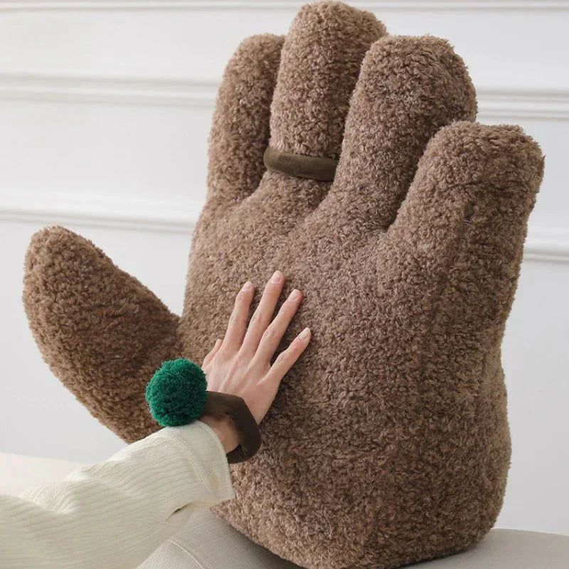 Palmformad Hemkudde - Mjuk Bomullspläd Dekor Carvallo