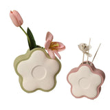 Pastellfärgad Blomformad Keramikvas för Modern Dekor Carvallo