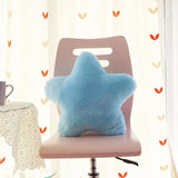 Pastellfärgad stjärnformad mjuk kudde 40x40cm polyester Carvallo